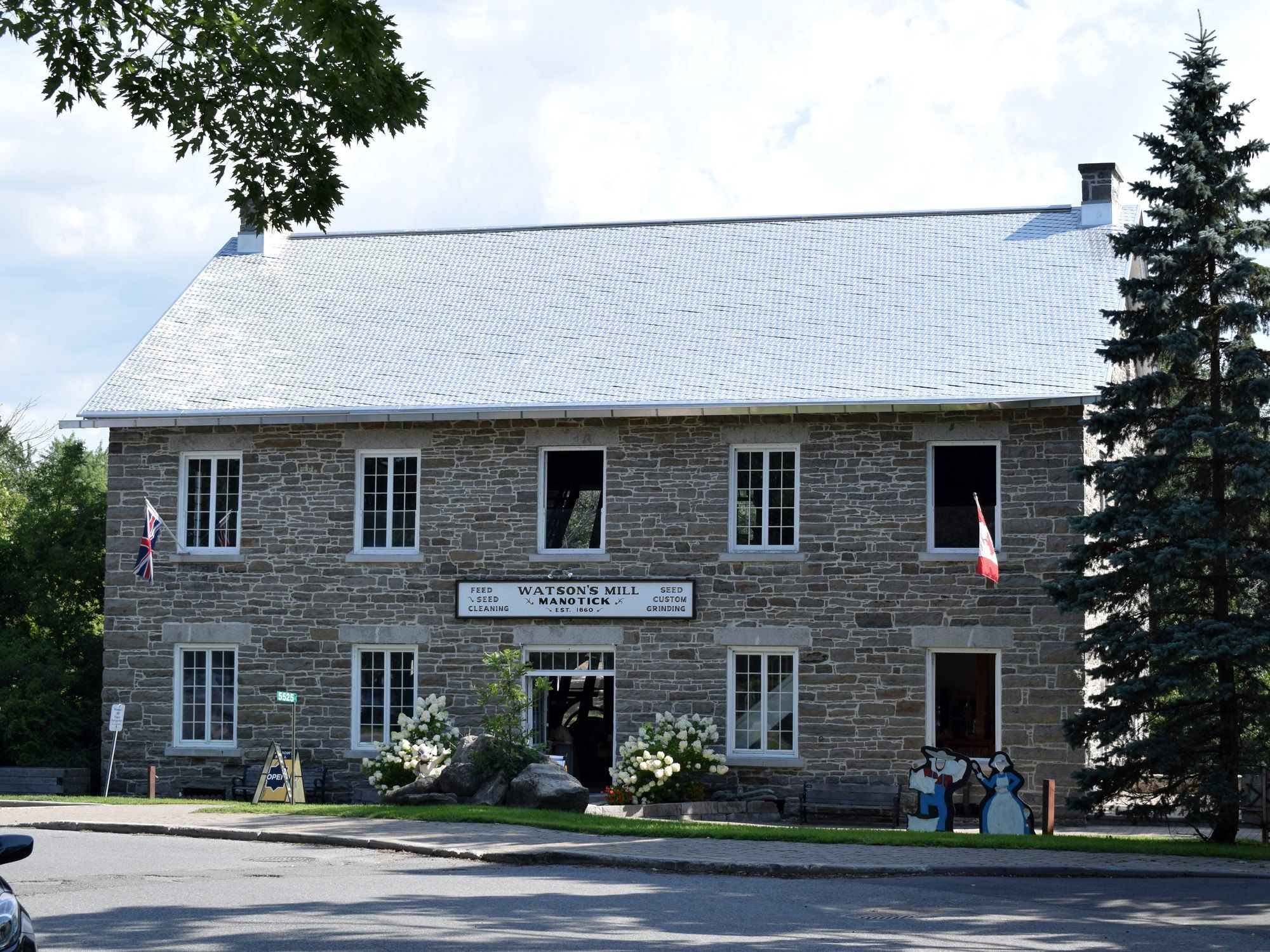 Watson's Mill, the stone grist mill on Dickinson Street in Manotick